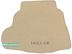 Двошарові килимки Sotra Premium Beige для Jaguar XF (mkII)(седан)(без Technology Package)(багажник) 2015→ - Фото 1