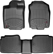 Коврики Weathertech Black для Ford Fusion (US); Lincoln MKZ; Mercury Milan (mkI)(2WD)(1 fixing hook) 2010-2013 - Фото 1