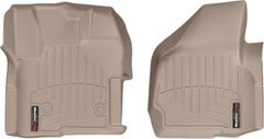 Килимки WeatherTech Beige для Ford Super Duty (mkIII)(single cab)(with 4x4 shifter)(raised dead pedal) 2012-2016 automatic