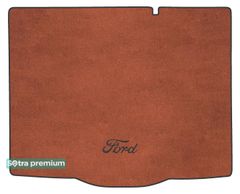 Двошарові килимки Sotra Premium Terracotta для Ford Focus (mkIV)(хетчбек)(нижній)(з докаткою)(багажник) 2018→