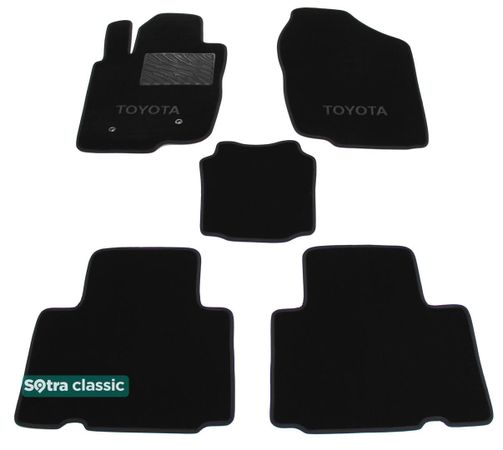 Двошарові килимки Sotra Classic Black для Toyota RAV4 (mkIII)(long) 2005-2012 - Фото 1