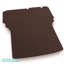 Двошарові килимки Sotra Premium Chocolate для Citroen Nemo (mkI)(вантажопасажирський)(без 2 ряду)(багажник) 2008-2017