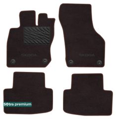Двошарові килимки Sotra Premium Chocolate для Skoda Octavia (mkIV)(гібрид) 2020→
