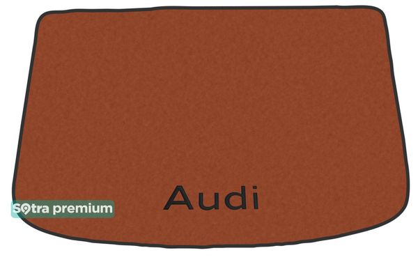Двошарові килимки Sotra Premium Terracotta для Audi A1/S1 (mkI)(багажник) 2010-2018 - Фото 1