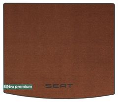 Двухслойные коврики Sotra Premium Terracotta для Seat Ateca (mkI)(без двухуровневого пола)(верхний)(багажник) 2016→