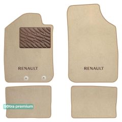 Двошарові килимки Sotra Premium Beige для Renault City K-ZE (mkI)(електро) 2019→