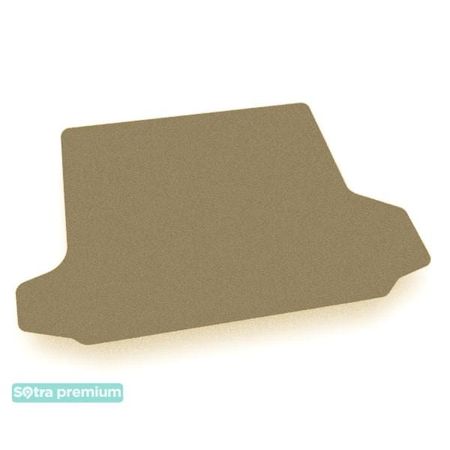 Двошарові килимки Sotra Premium Beige для GMC Terrain (mkIII)(з бічними нішами)(багажник) 2018→ - Фото 1