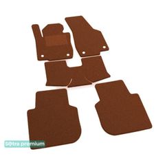 Двошарові килимки Sotra Premium Terracotta для Volkswagen Passat (NMS)(mkII) 2020→ (USA)
