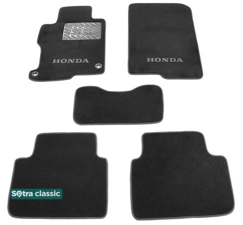 Двошарові килимки Sotra Classic Grey для Honda Accord (mkIX)(CR)(седан) 2012-2017 - Фото 1