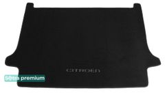 Двухслойные коврики Sotra Premium Graphite для Citroen C4 Picasso (mkI)(сложенный 3 ряд)(багажник) 2006-2013
