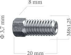 Наконечник WP 5-100-120 (M8х1.25) під трубку 3.5мм - Фото 1