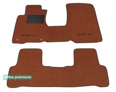 Двухслойные коврики Sotra Premium Terracotta для Honda CR-V (mkIII) 2006-2012
