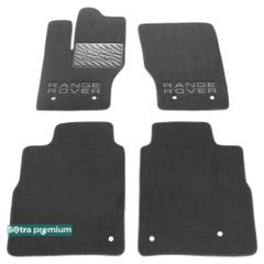Двошарові килимки Sotra Premium Grey для Land Rover Range Rover (mkIV)(long)(з консоллю на 2 ряді) 2012-2021