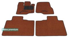 Двухслойные коврики Sotra Premium Terracotta для Ford F-150 (mkXII)(SuperCrew) 2015-2020 - Фото 1