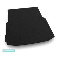 Двухслойные коврики Sotra Classic Black для Ford Explorer (mkV)(сложенный 3 ряд)(багажник) 2010-2019
