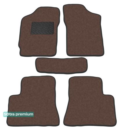Двошарові килимки Sotra Premium Chocolate для Lifan 520 / Breez (mkI) 2006-2012 - Фото 1