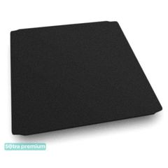 Двухслойные коврики Sotra Premium Black для SsangYong Rexton (mkI)(багажник) 2001-2012