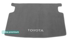 Двухслойные коврики Sotra Premium Grey для Toyota Corolla (mkX)(E140)(хетчбэк)(багажник) 2006-2012