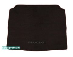 Двошарові килимки Sotra Premium Chocolate для Peugeot 3008 (mkII)(нижній рівень)(багажник) 2016→