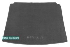 Двошарові килимки Sotra Premium Grey для Renault Talisman (mkI)(універсал)(багажник) 2015→ - Фото 1