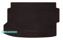 Двошарові килимки Sotra Premium Chocolate для Hyundai Bayon (mkI)(верхній рівень)(багажник) 2021→