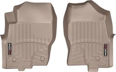 Коврики Weathertech Beige для Nissan Pathfinder (EU)(mkIII)(1 row)(3 fixing) 2010-2012