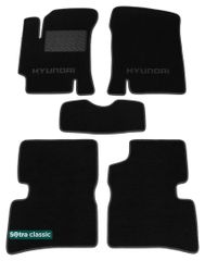 Двухслойные коврики Sotra Classic Black для Hyundai Accent (mkIII) 2005-2011