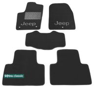 Двошарові килимки Sotra Classic Black для Jeep Grand Cherokee (mkIV)(WK2) 2011-2012 - Фото 1