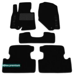 Двошарові килимки Sotra Premium Black для Infiniti EX / QX50 (mkI) 2008-2017