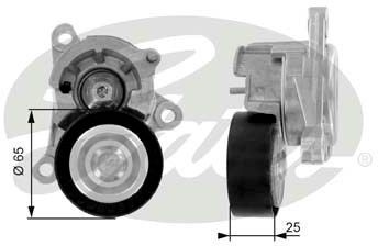 Ролик натяжний Gates T38320 (7808-21220) для Citroen C4; Peugeot 206, 307 - Фото 1