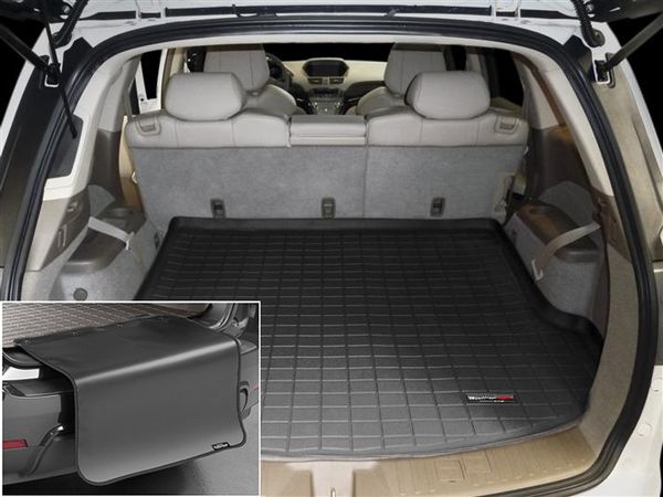 Килимок из захистом WeatherTech Black для Acura MDX (mkII)(trunk behind 2 row) 2007-2013 - Фото 2