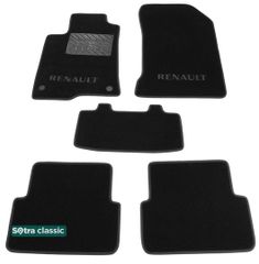 Двошарові килимки Sotra Classic Black для Renault Laguna (mkIII) 2007-2015