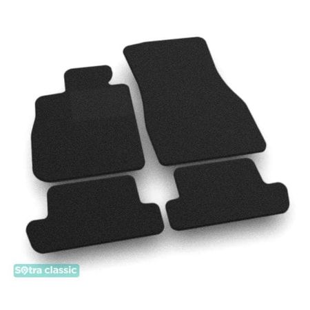 Двошарові килимки Sotra Classic Black для BMW 8-series (G14; G15; F91; F92)(купе і кабріолет) 2018→ - Фото 1