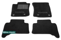 Двухслойные коврики Sotra Classic Black для Toyota Land Cruiser Prado (J150) / 4Runner (mkV)(4 клипсы) 2013→