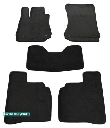 Двошарові килимки Sotra Magnum Black для Mercedes-Benz S-Class (W221)(long) 2006-2013 - Фото 2