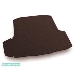 Двухслойные коврики Sotra Premium Chocolate для Skoda Octavia (mkIII)(A7)(универсал)(с боковыми нишами)(багажник) 2012-2019