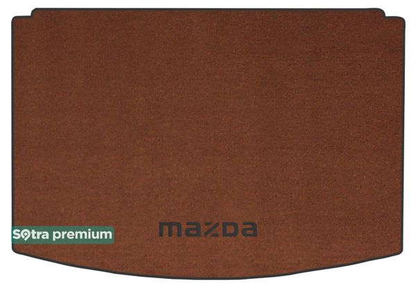 Двошарові килимки Sotra Premium Terracotta для Mazda CX-3 (mkI)(багажник) 2015-2022 - Фото 1