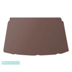 Двошарові килимки Sotra Premium Chocolate для Kia Stonic (mkI)(без дворівневої підлоги)(нижній)(багажник) 2017→