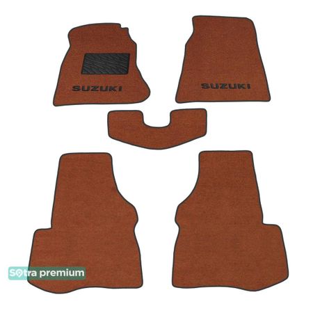 Двошарові килимки Sotra Premium Terracotta для Suzuki Jimny (mkIII) 1998-2018 - Фото 1