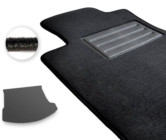 Двошарові килимки Optimal для Mazda 3 (mkII)(седан)(багажник) 2008-2013 - Фото 1