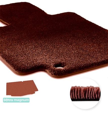 Двошарові килимки Sotra Magnum Red для Hyundai i10 (mkII)(багажник) 2013-2019 - Фото 1