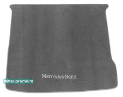 Двухслойные коврики Sotra Premium Grey для Mercedes-Benz M/GLE-Class (W166)(багажник) 2011-2019
