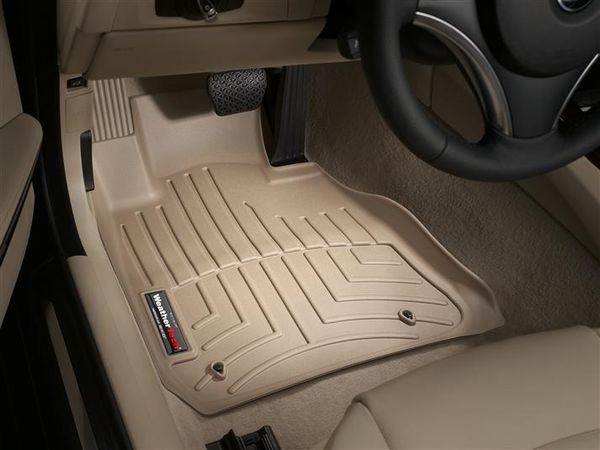 Коврики Weathertech Beige для BMW 3-series (sedan, wagon, coupe & cabrio)(E90/E91/E92/E93)(RWD)(1 row) 2005-2011 - Фото 2