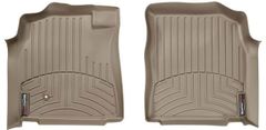 Коврик WeatherTech Beige для Toyota Tundra (mkI)(single & extended cab)(1 fixing hook)(1 row) 2004-2006 automatic / Sequoia (mkI)(1 row) 2005-2007 - Фото 1