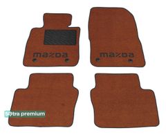 Двошарові килимки Sotra Premium Terracotta для Mazda CX-3 (mkI) 2015-2022