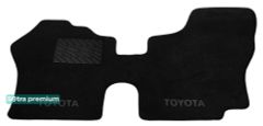 Двухслойные коврики Sotra Premium Black для Toyota HiAce (mkIV)(H100)(1 ряд) 1989-2004