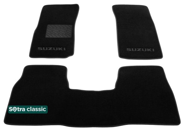 Двухслойные коврики Sotra Classic Black для Suzuki Vitara (mkI)(5-дв.) 1988-1998 - Фото 1