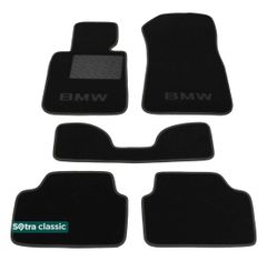 Двухслойные коврики Sotra Classic Black для BMW 1-series (E81; E82; E87; E88) 2004-2011