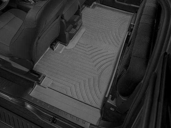 Коврики Weathertech Black для Ford F-150 (mkXIII)(extended cab)(1 row - 2pcs.)(1 row bench seats) 2015-2020 - Фото 3