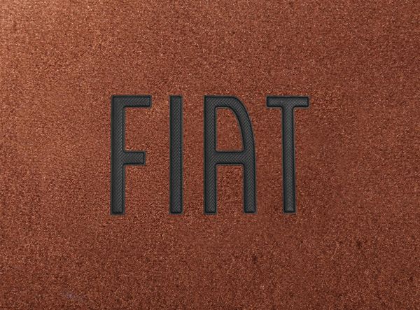 Двошарові килимки Sotra Premium Terracotta для Fiat 500 (mkI)(багажник) 2007→ - Фото 2
